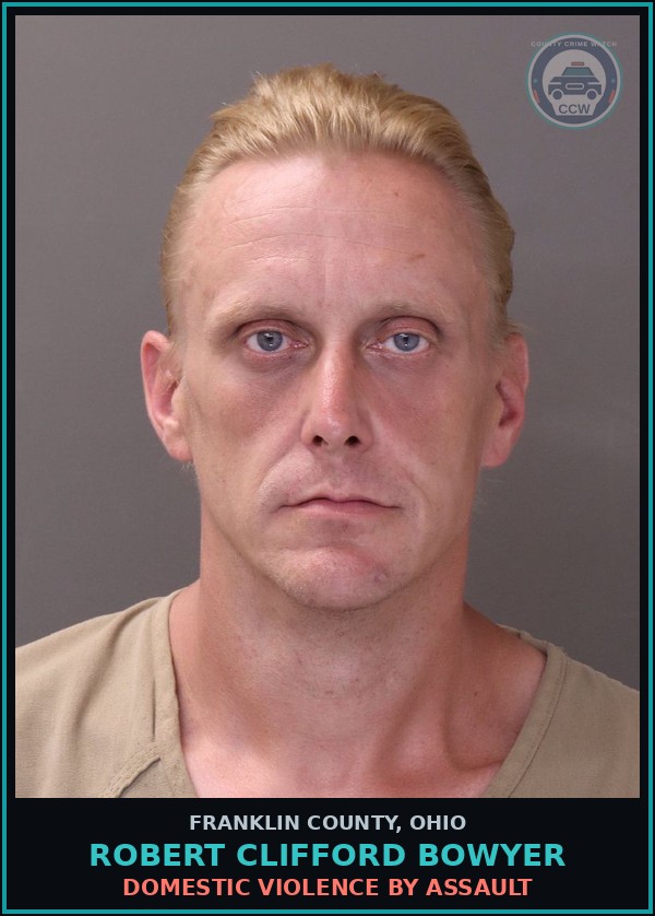 Booking mugshot of Robert Clifford Bowyer in Franklin County
