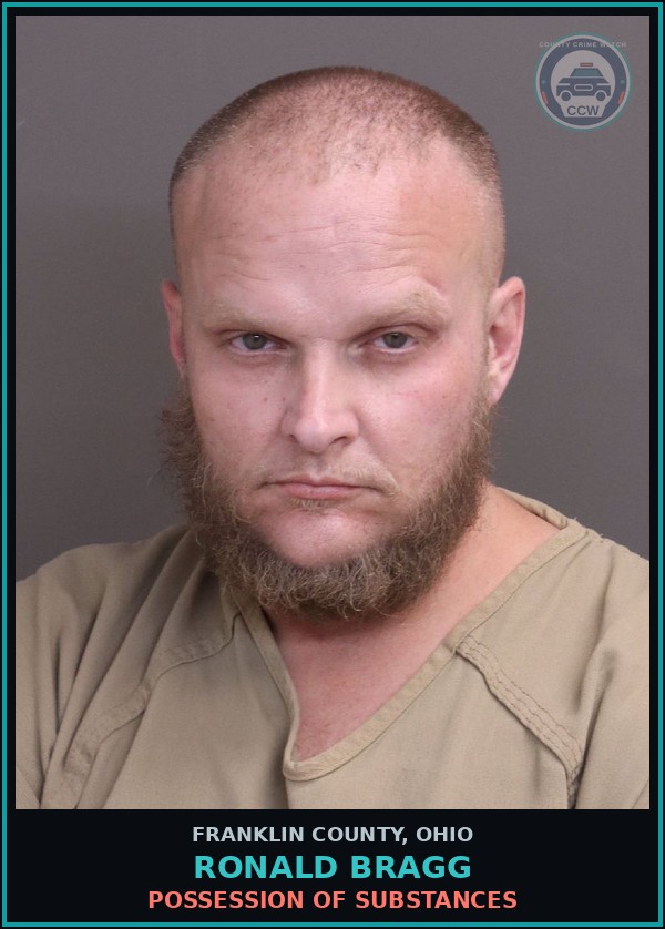 Booking mugshot of Ronald Bragg in Franklin County