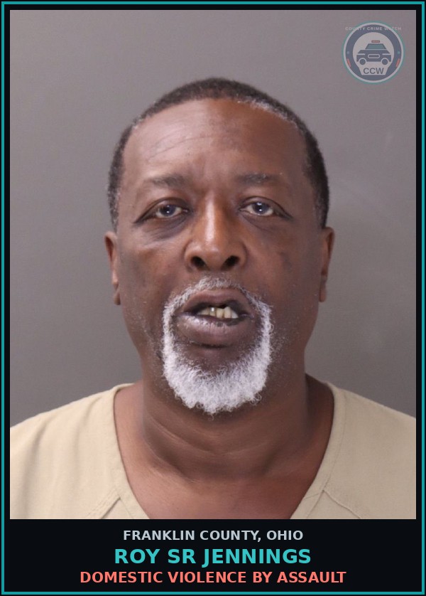 Booking mugshot of Roy Sr Jennings in Franklin County
