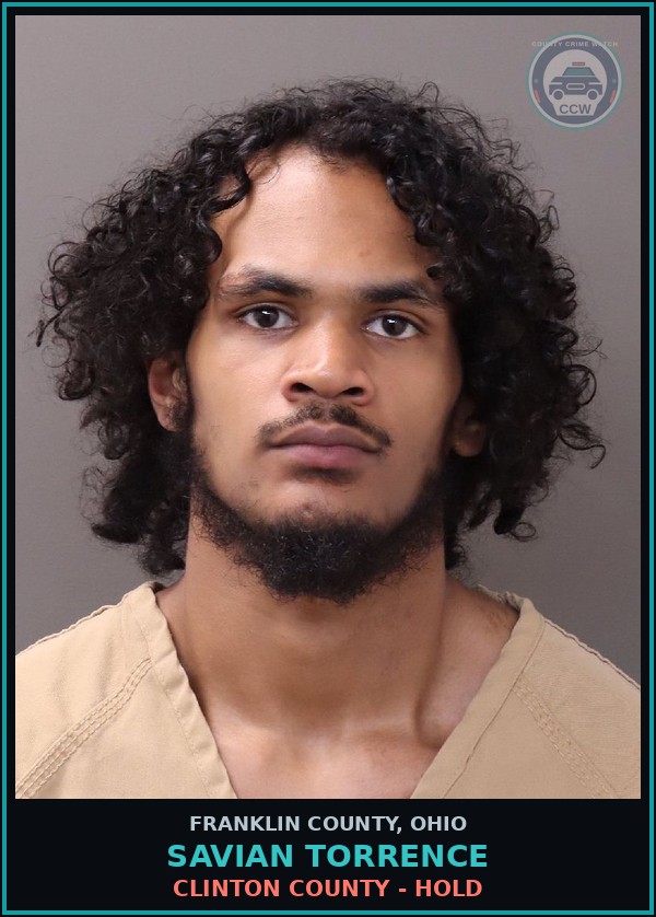 Booking mugshot of Savian Torrence in Franklin County