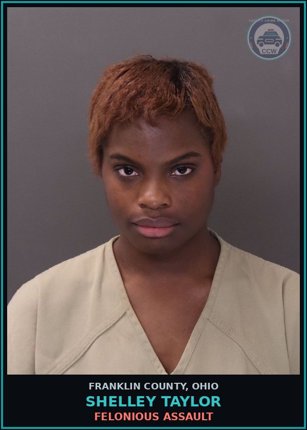 Booking mugshot of Shelley Taylor in Franklin County