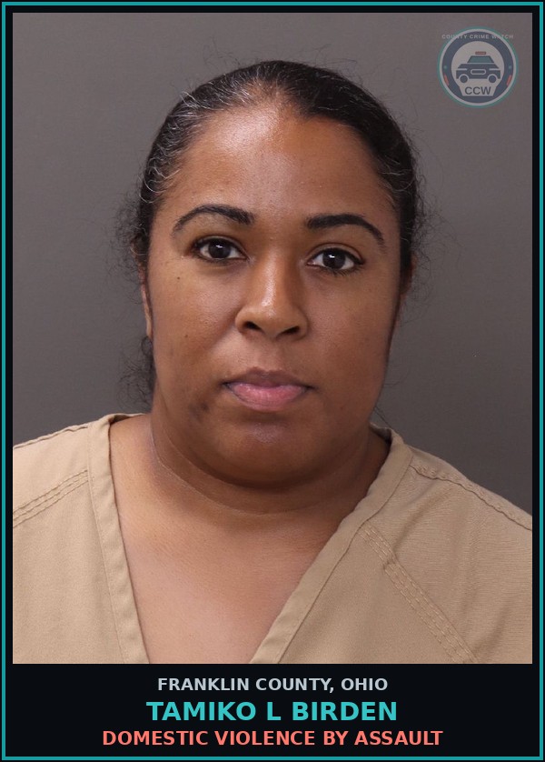 Booking mugshot of Tamiko L Birden in Franklin County