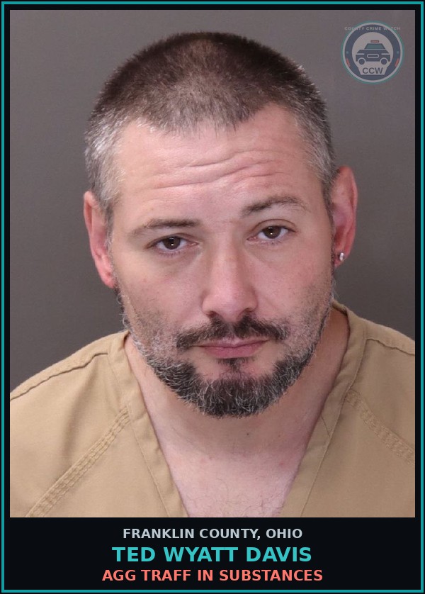 Booking mugshot of Ted Wyatt Davis in Franklin County