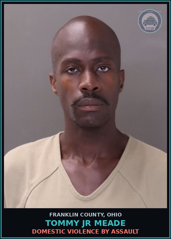 Booking mugshot of Tommy Jr Meade in Franklin County