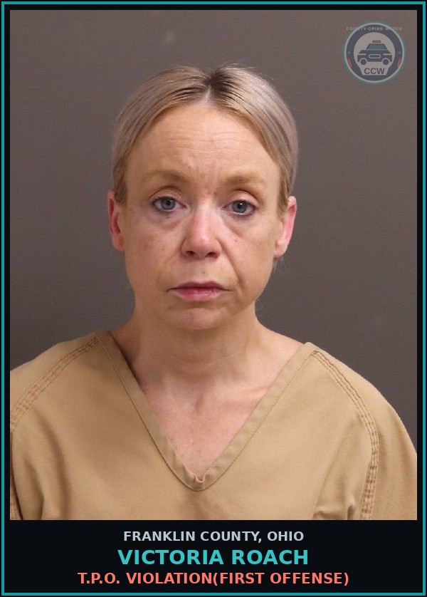 Booking mugshot of Victoria Roach in Franklin County