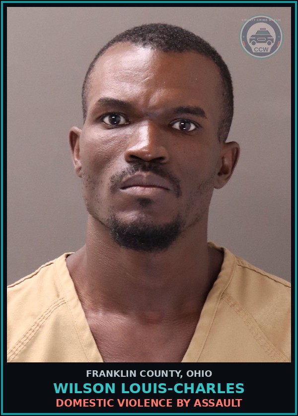 Booking mugshot of Wilson Louis-Charles in Franklin County