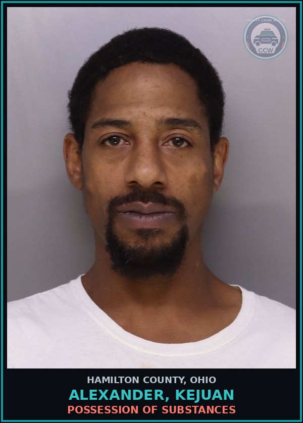 Booking mugshot of Alexander, Kejuan in Hamilton County