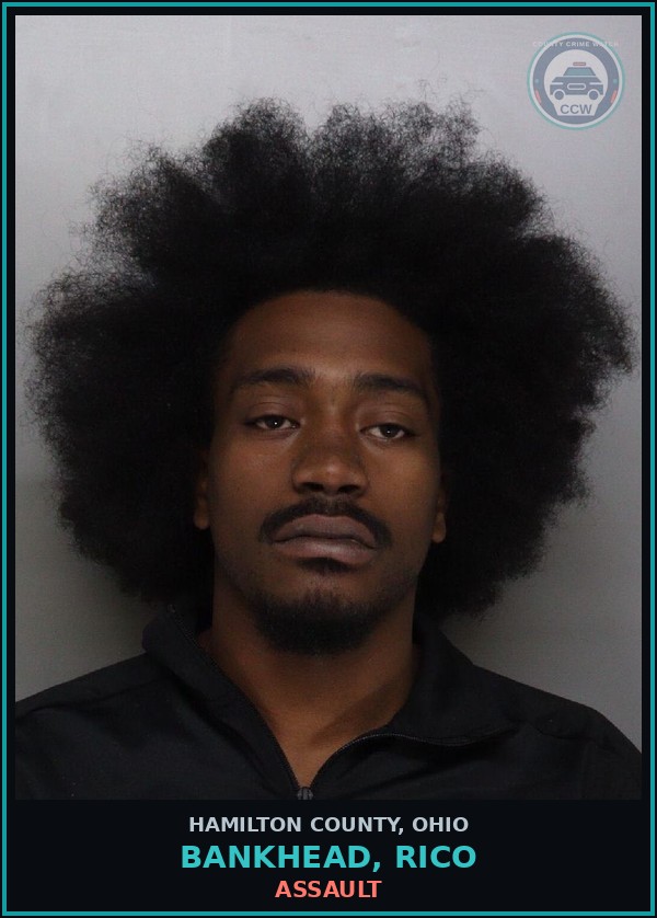 Booking mugshot of Bankhead, Rico in Hamilton County