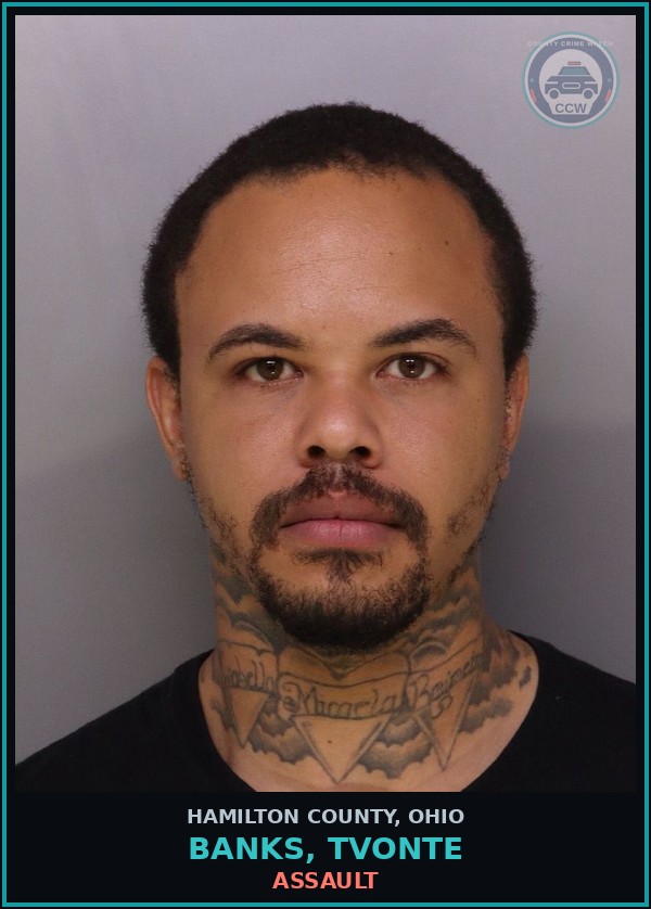 Booking mugshot of Banks, Tvonte in Hamilton County