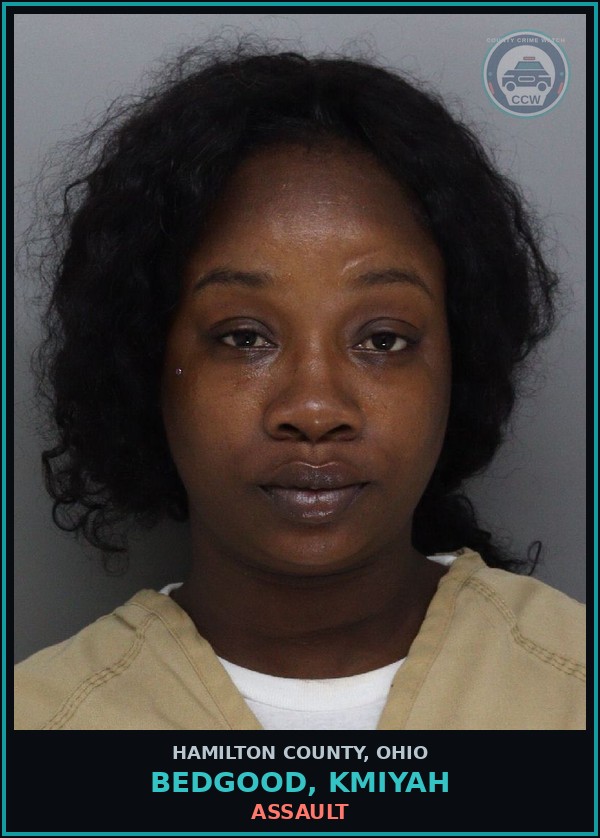 Booking mugshot of Bedgood, Kmiyah in Hamilton County