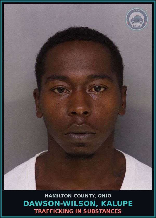 Booking mugshot of Dawson-Wilson, Kalupe in Hamilton County