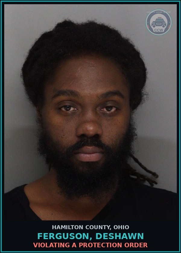 Booking mugshot of Ferguson, Deshawn in Hamilton County