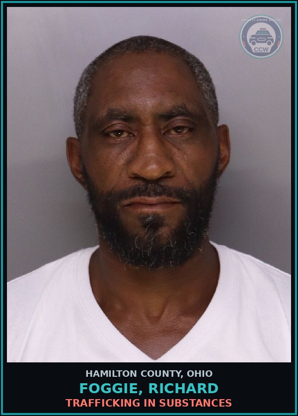 Booking mugshot of Foggie, Richard in Hamilton County