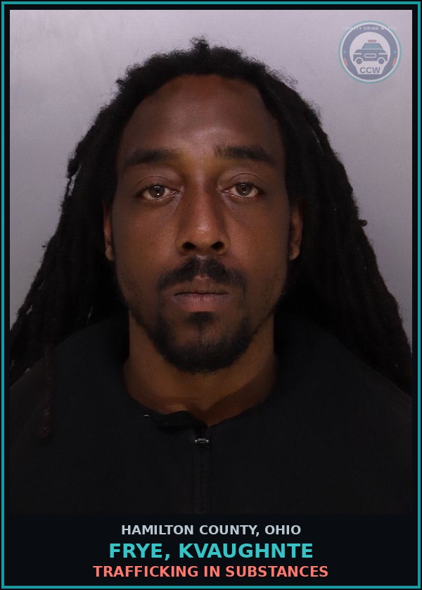 Booking mugshot of Frye, Kvaughnte in Hamilton County