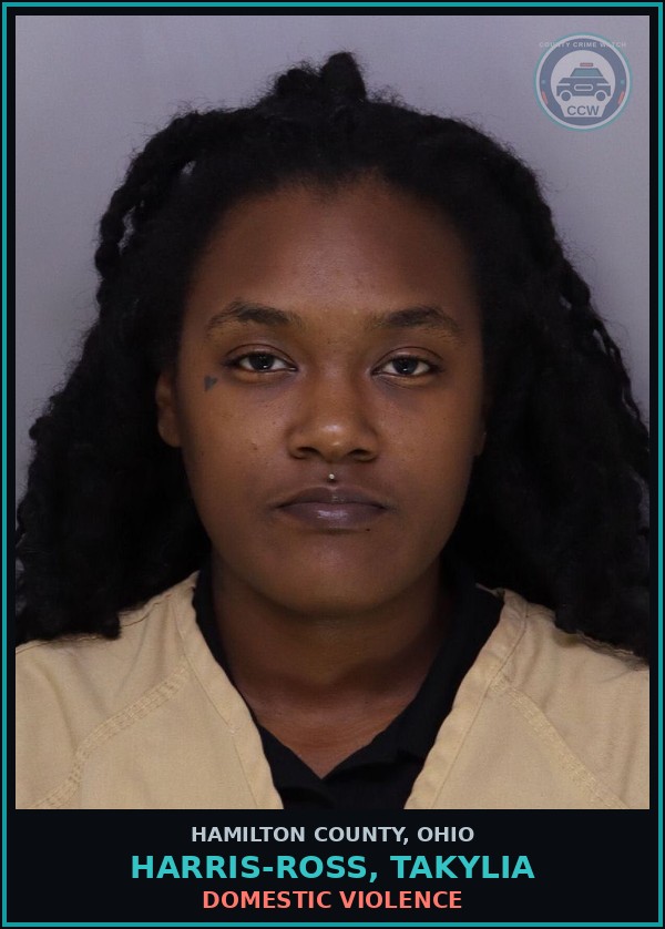 Booking mugshot of Harris-Ross, Takylia in Hamilton County