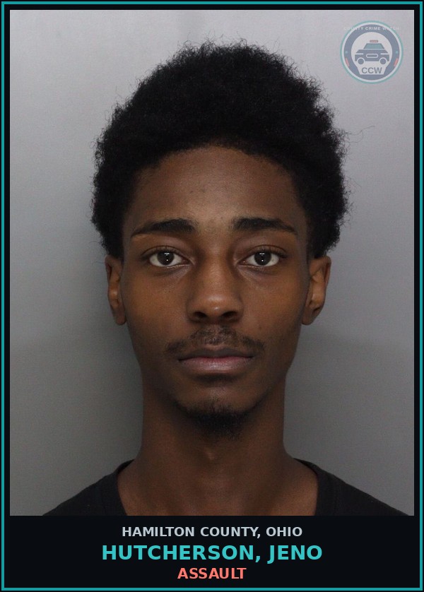 Booking mugshot of Hutcherson, Jeno in Hamilton County