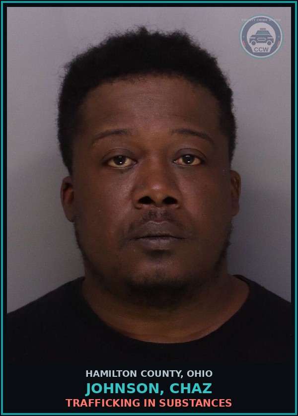 Booking mugshot of Johnson, Chaz in Hamilton County