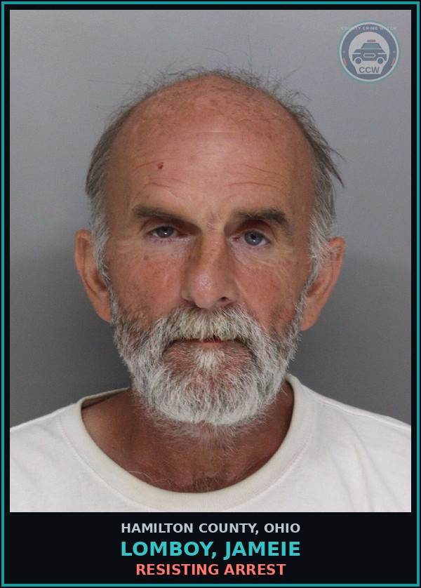 Booking mugshot of Lomboy, Jameie in Hamilton County