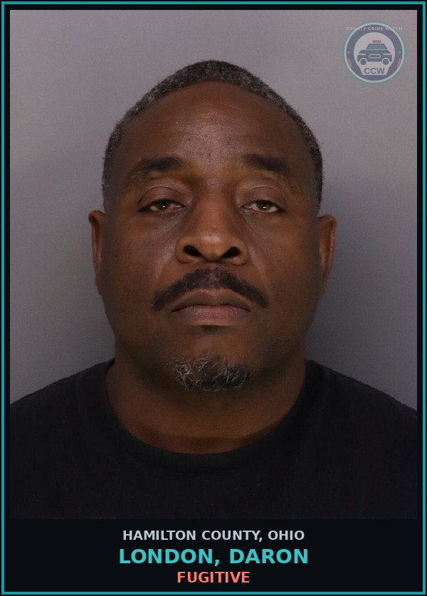 Booking mugshot of London, Daron in Hamilton County