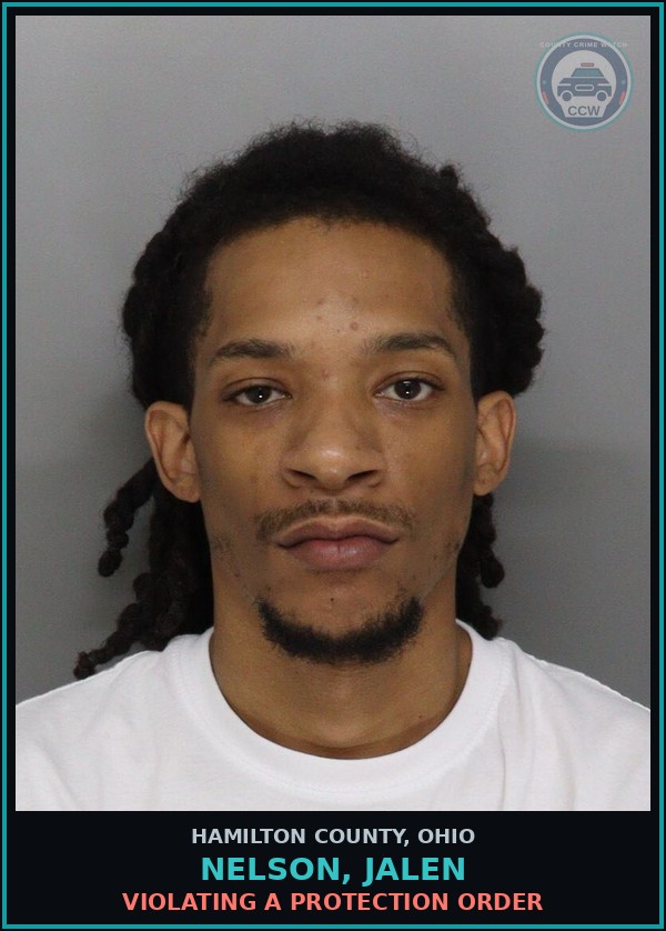 Booking mugshot of Nelson, Jalen in Hamilton County