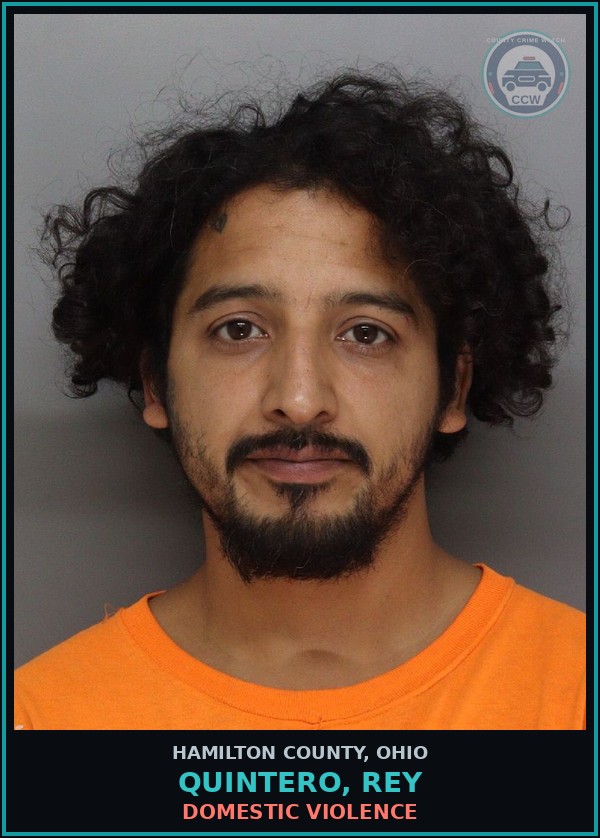 Booking mugshot of Quintero, Rey in Hamilton County