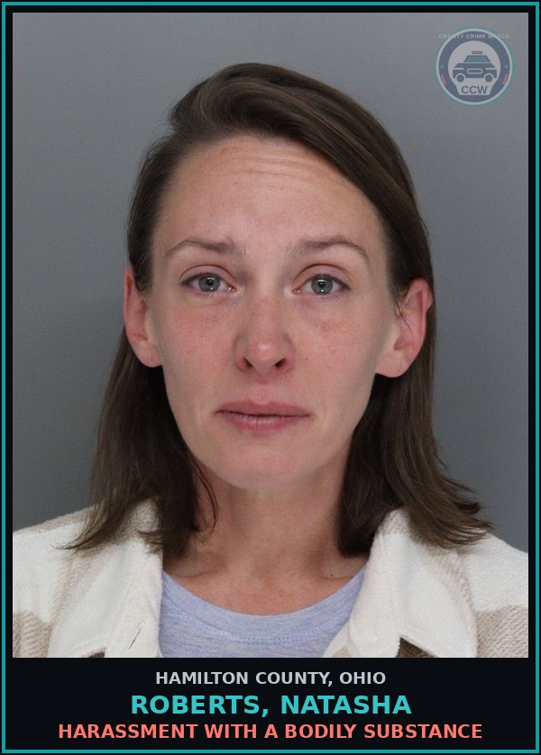 Booking mugshot of Roberts, Natasha in Hamilton County