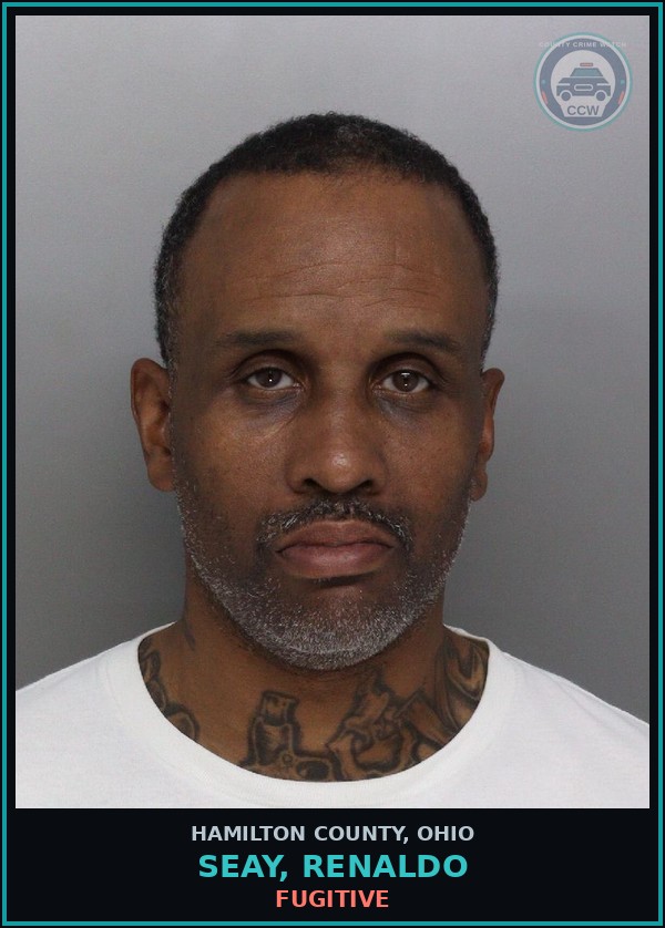 Booking mugshot of Seay, Renaldo in Hamilton County