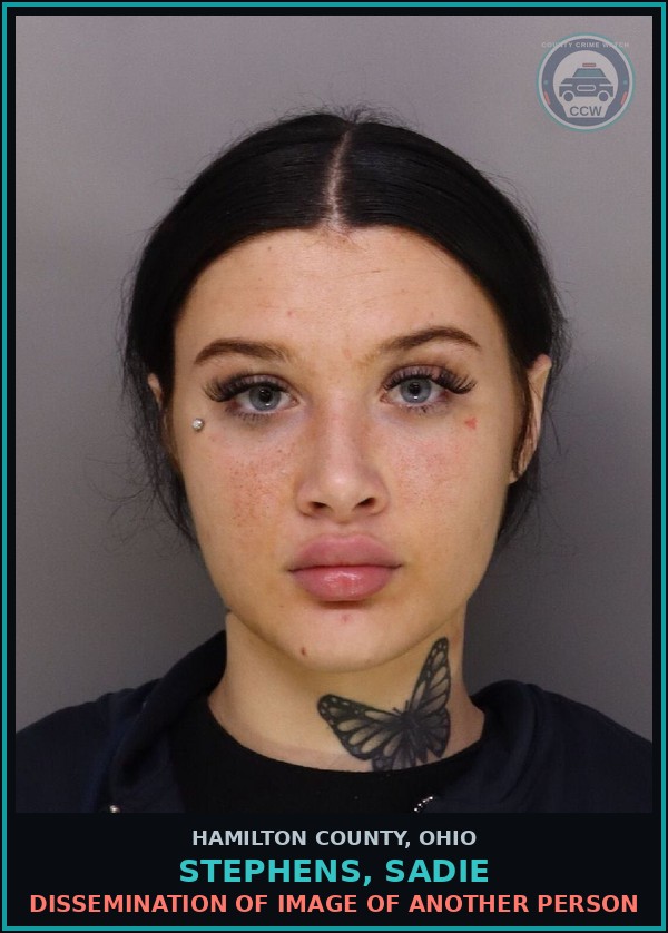 Booking mugshot of Stephens, Sadie in Hamilton County