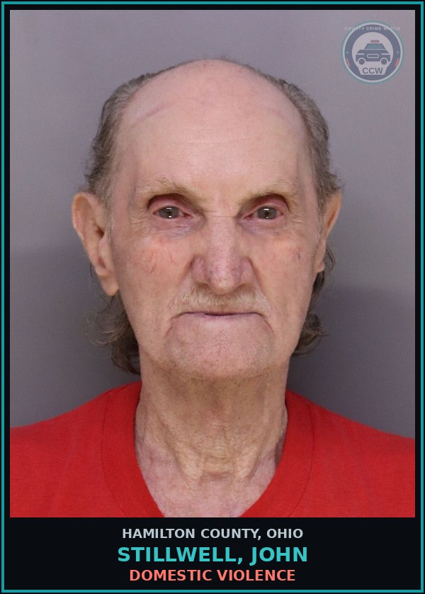 Booking mugshot of Stillwell, John in Hamilton County