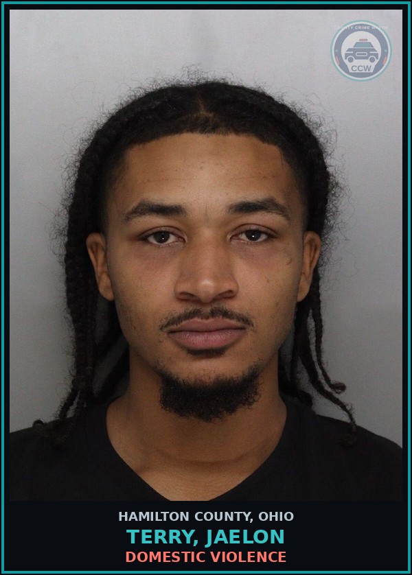 Booking mugshot of Terry, Jaelon in Hamilton County