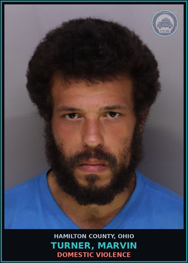 Booking mugshot of Turner, Marvin in Hamilton County