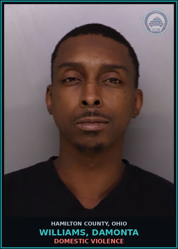 Booking mugshot of Williams, Damonta in Hamilton County