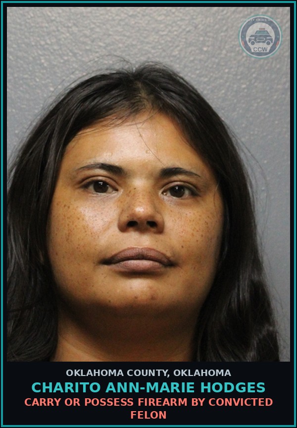 Booking mugshot of Charito Ann-Marie Hodges in Oklahoma County