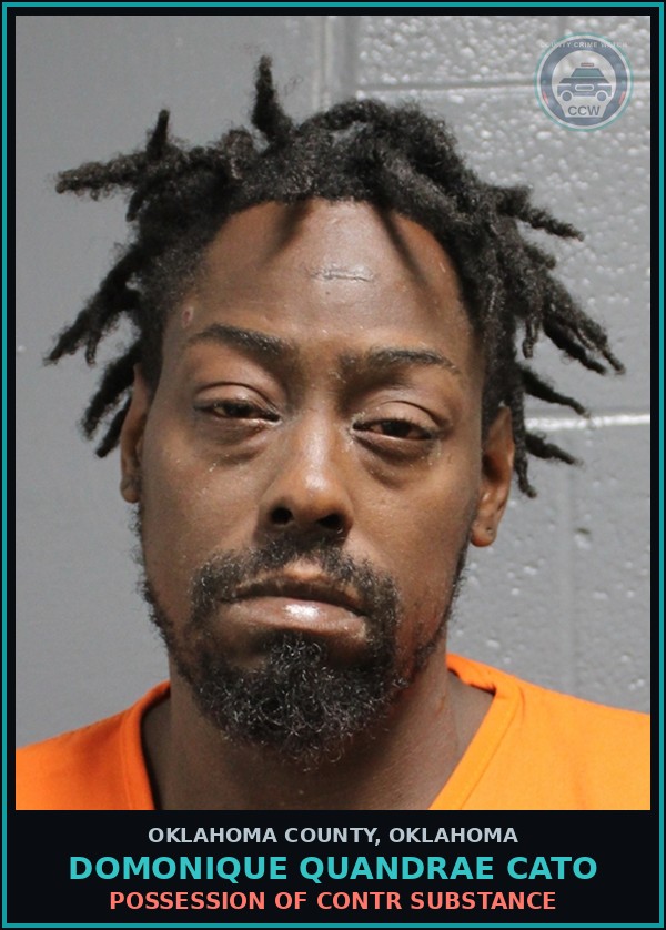 Booking mugshot of Domonique Quandrae Cato in Oklahoma County
