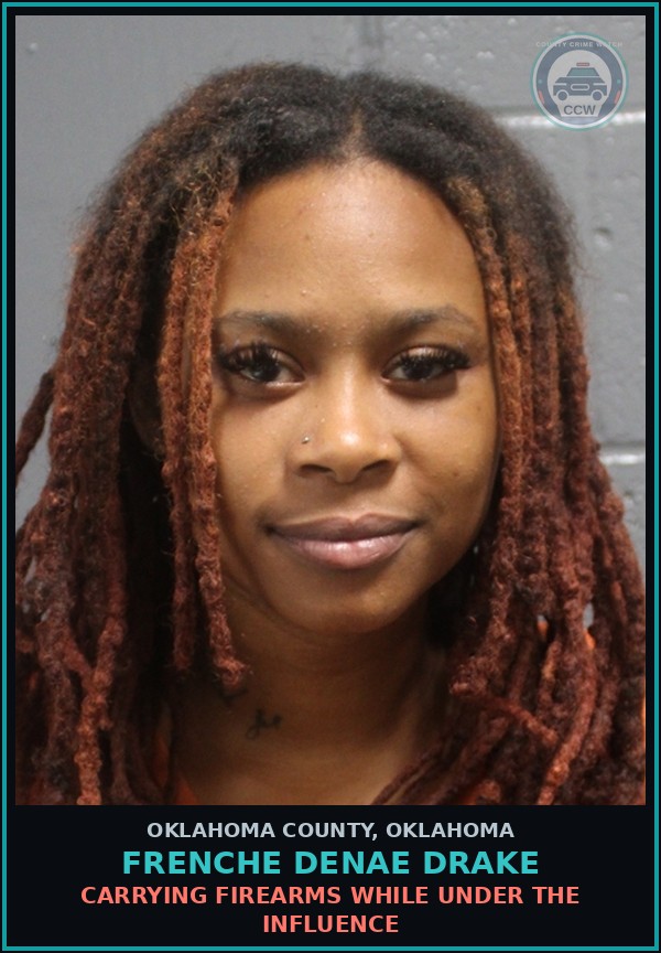 Booking mugshot of Frenche Denae Drake in Oklahoma County