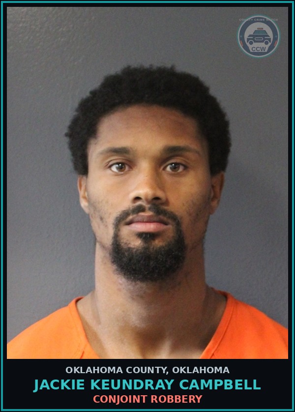 Booking mugshot of Jackie Keundray Campbell in Oklahoma County