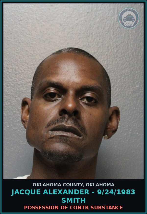 Booking mugshot of Jacque Alexander - 9/24/1983 Smith in Oklahoma County