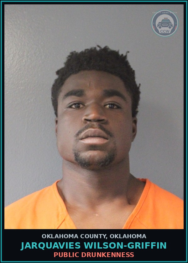 Booking mugshot of Jarquavies Wilson-Griffin in Oklahoma County