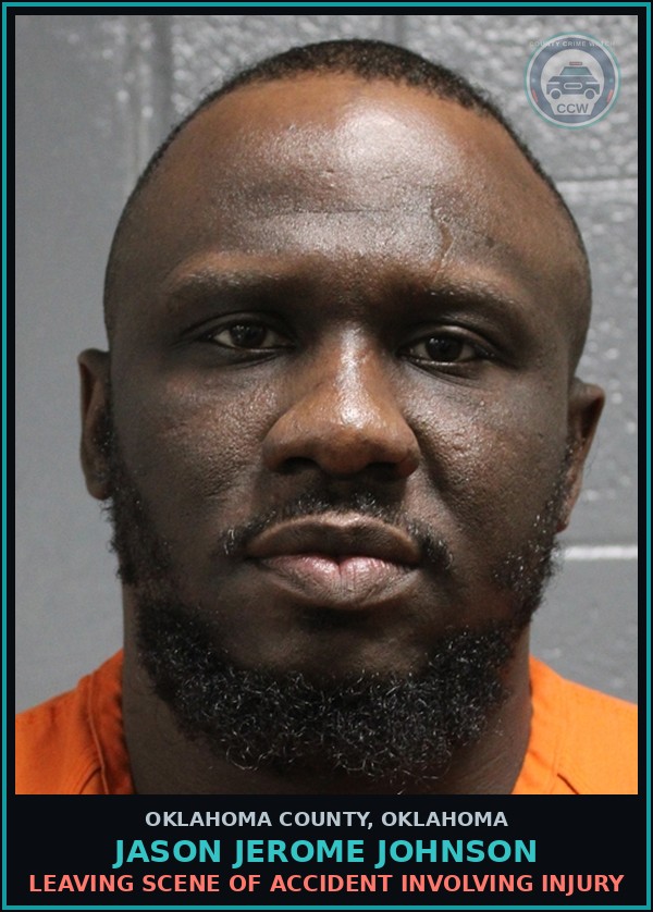Booking mugshot of Jason Jerome Johnson in Oklahoma County