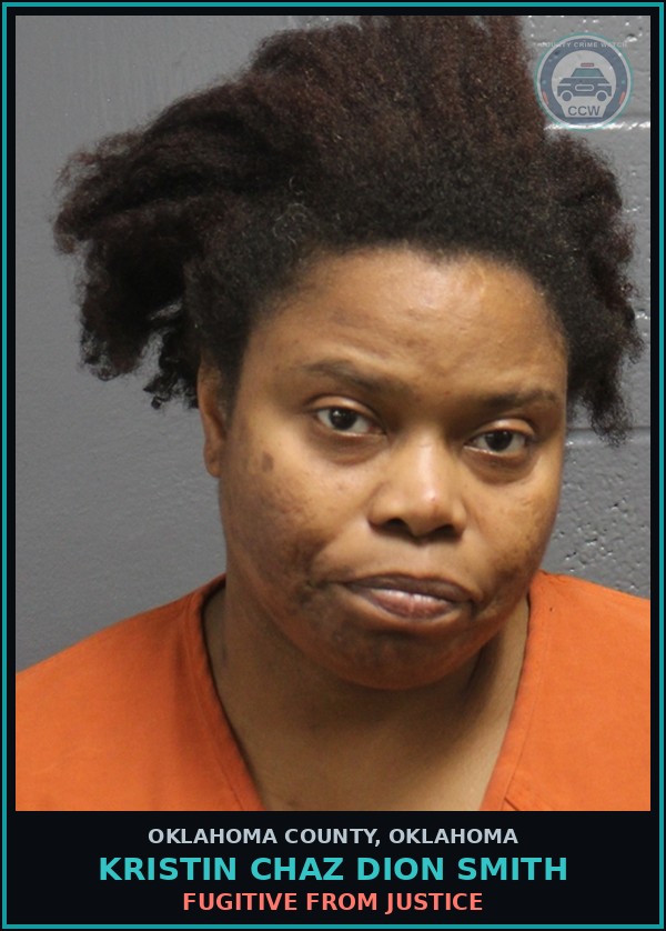 Booking mugshot of Kristin Chaz Dion Smith in Oklahoma County