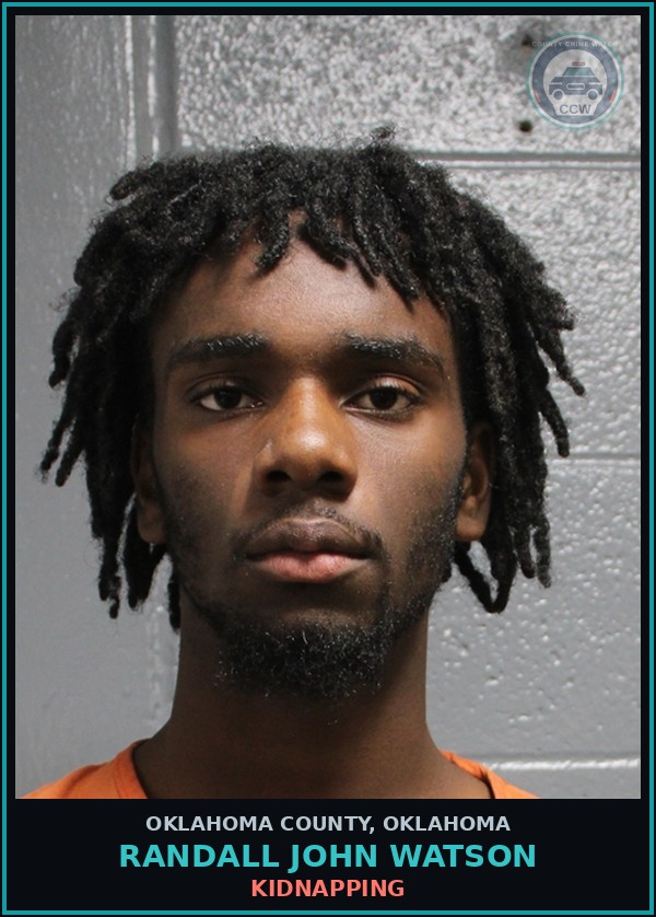 Booking mugshot of Randall John Watson in Oklahoma County