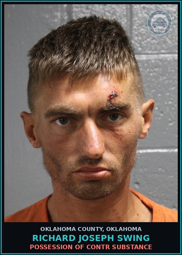 Booking mugshot of Richard Joseph Swing in Oklahoma County