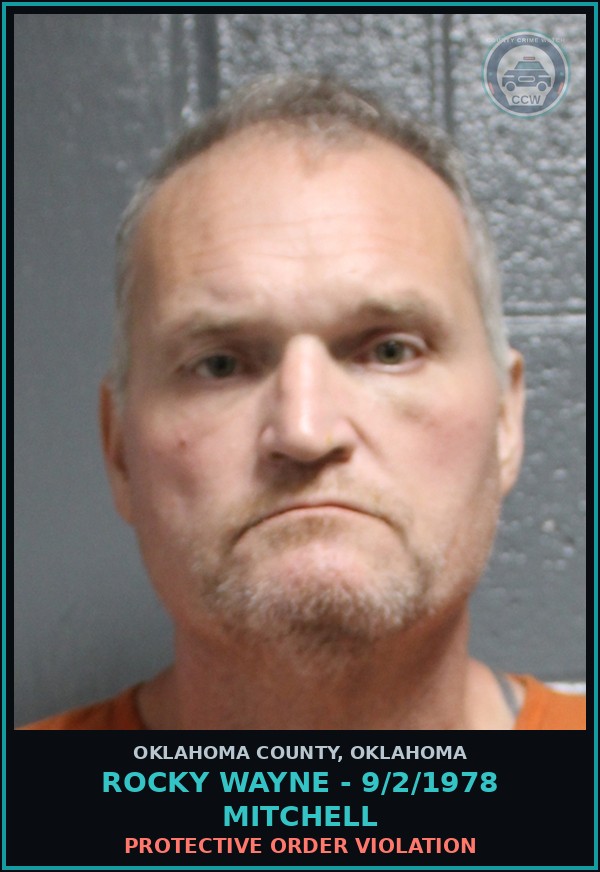 Booking mugshot of Rocky Wayne - 9/2/1978 Mitchell in Oklahoma County