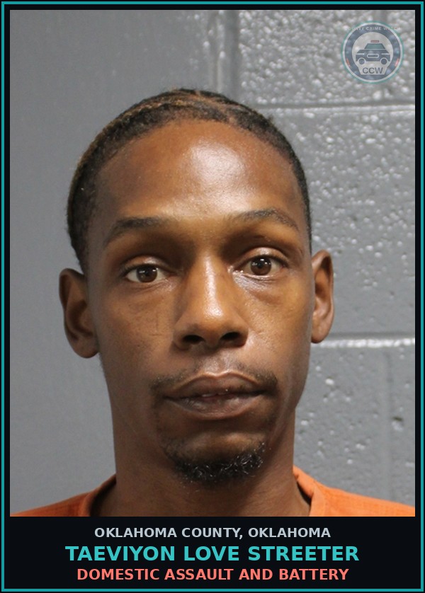 Booking mugshot of Taeviyon Love Streeter in Oklahoma County