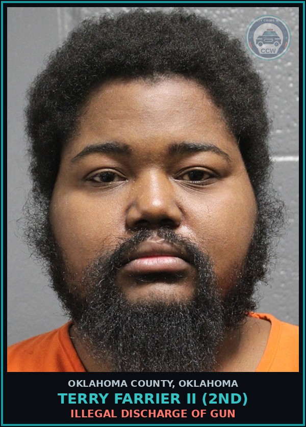 Booking mugshot of Terry Farrier Ii (2Nd) in Oklahoma County