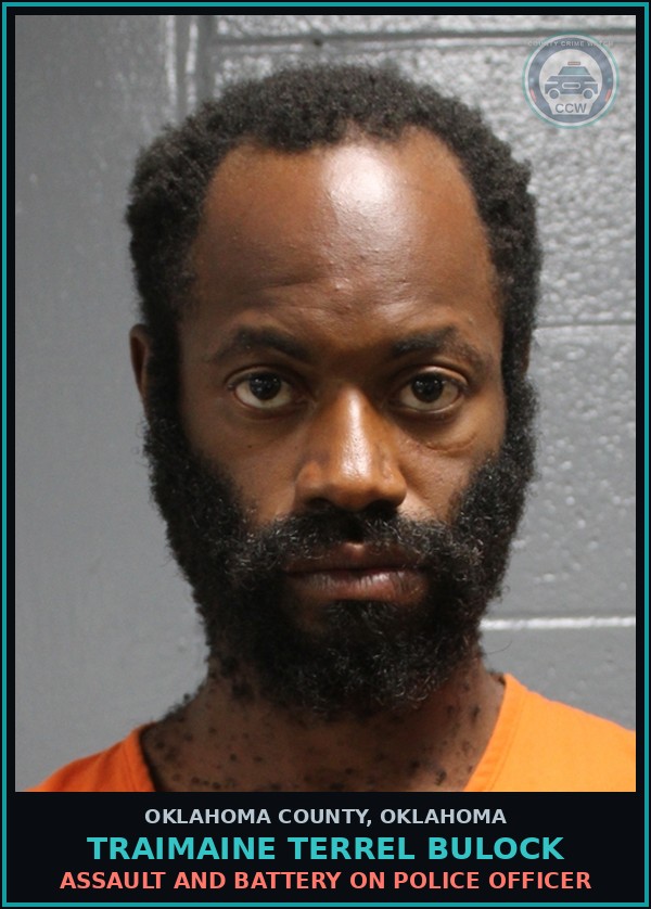 Booking mugshot of Traimaine Terrel Bulock in Oklahoma County