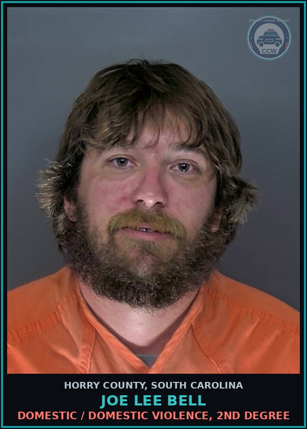 Booking mugshot of Joe Lee Bell in Horry County