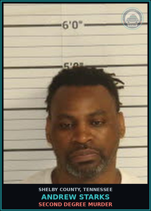 Booking mugshot of ANDREW STARKS in Shelby County