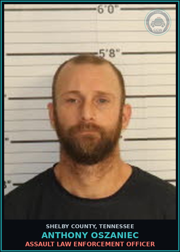 Booking mugshot of ANTHONY OSZANIEC in Shelby County