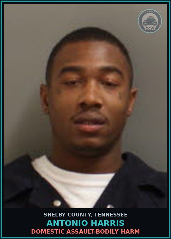 Booking mugshot of ANTONIO HARRIS in Shelby County